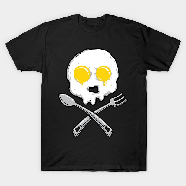 Funny eggs skull T-Shirt by Teefold